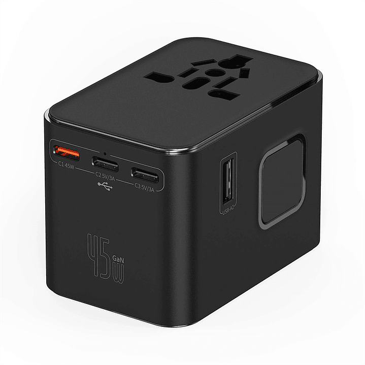 WIWU 45W GaN Universal Plug Adapter 2C+2*USB Wi-UA006 13