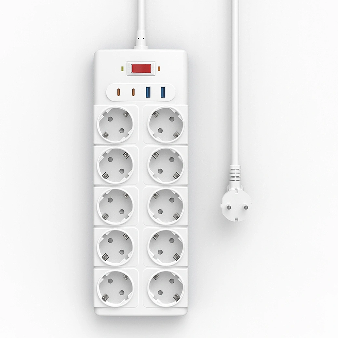 WIWU Wi-S008 PS1042 20W GaN 14 in 1 High Capacity Power Strip 2