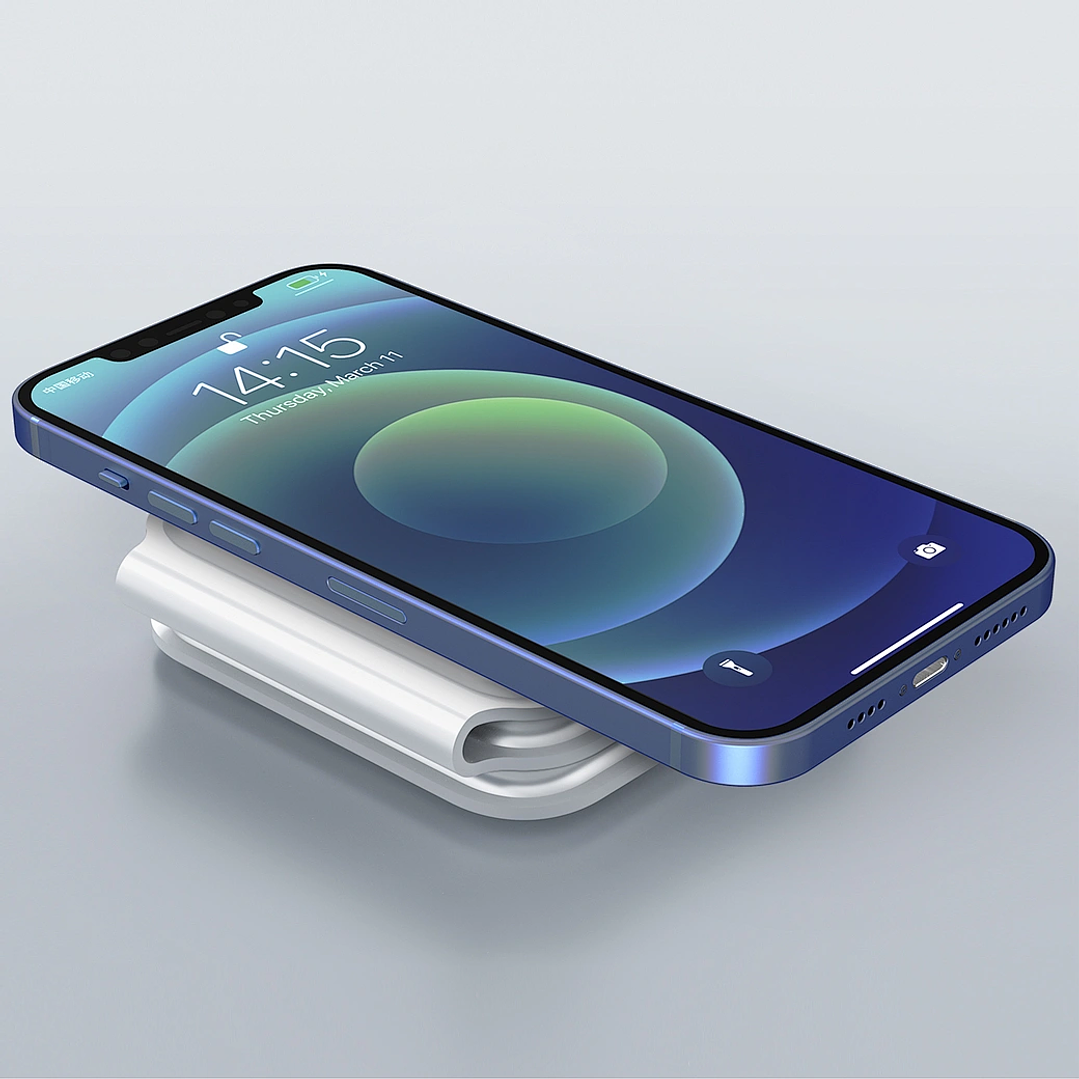 WIWU Foldable 3-in-1 Wireless MagSafe Charger Fast Charging For Iphone M6 5