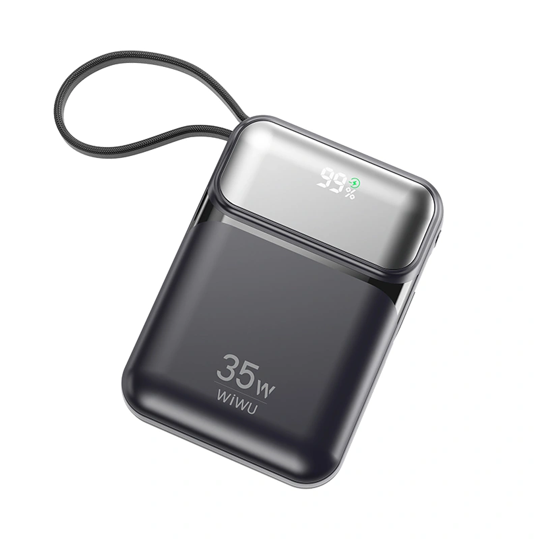 WIWU Galaxy Power bank 10000mah 35W Fast Power bank with cable Wi-P052 1