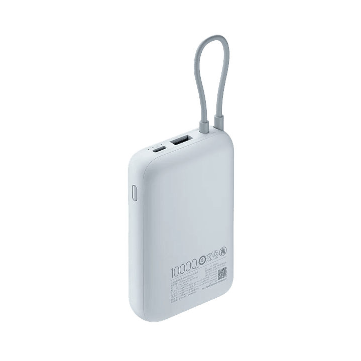 Xiaomi Power Bank 10000mAh (Integrated Cable) Ice Blue 3