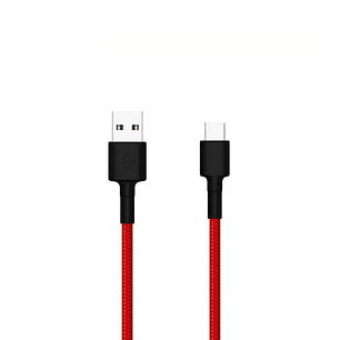 Cabo Xiaomi Braided USB Type-C (1M) Red