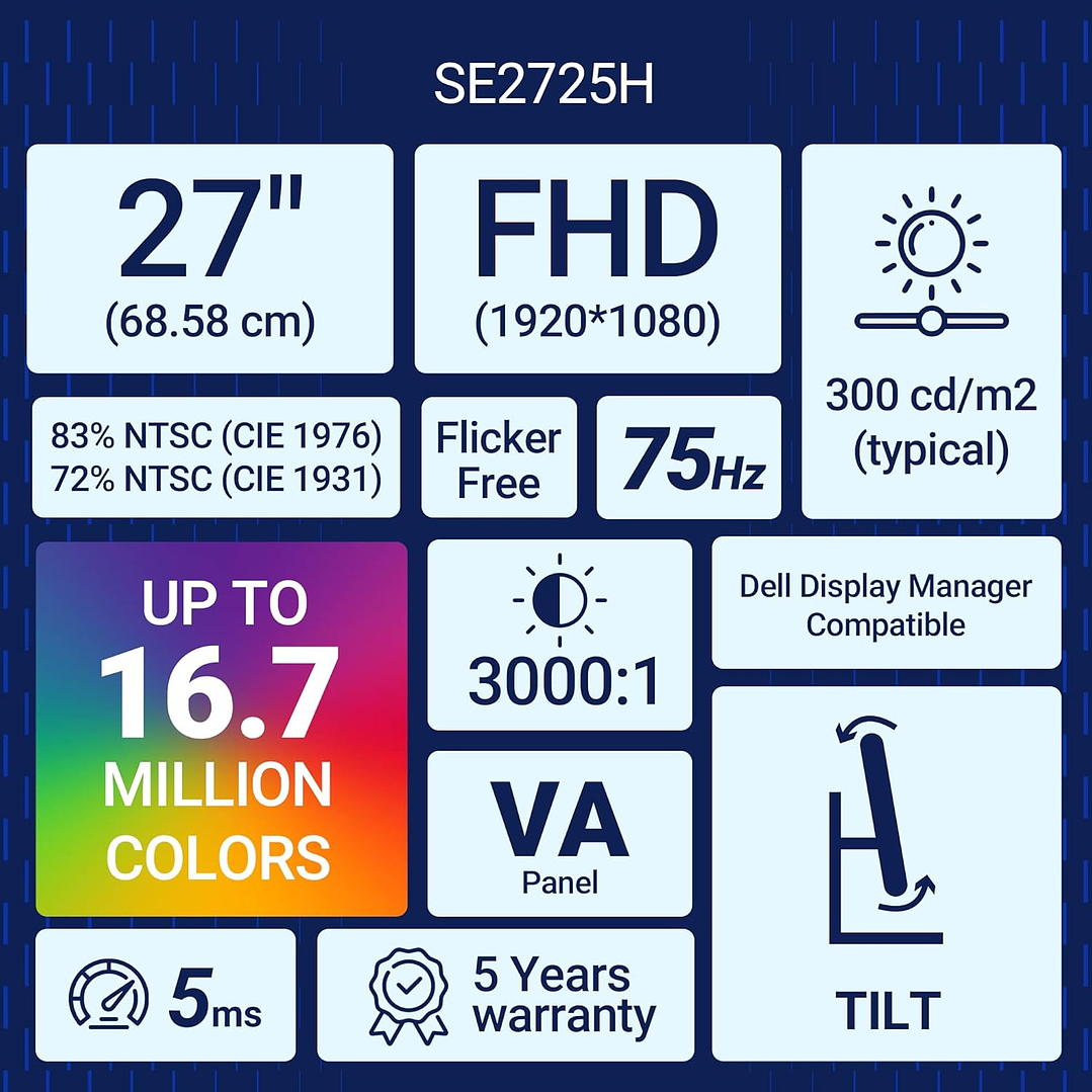 Monitor DELL SE2725H 27