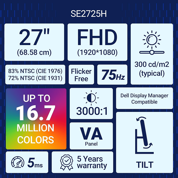 Monitor DELL SE2725H 27