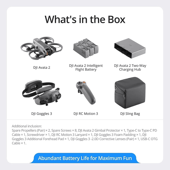 DJI Avata 2 Fly More Combo (3 Batteries) 7