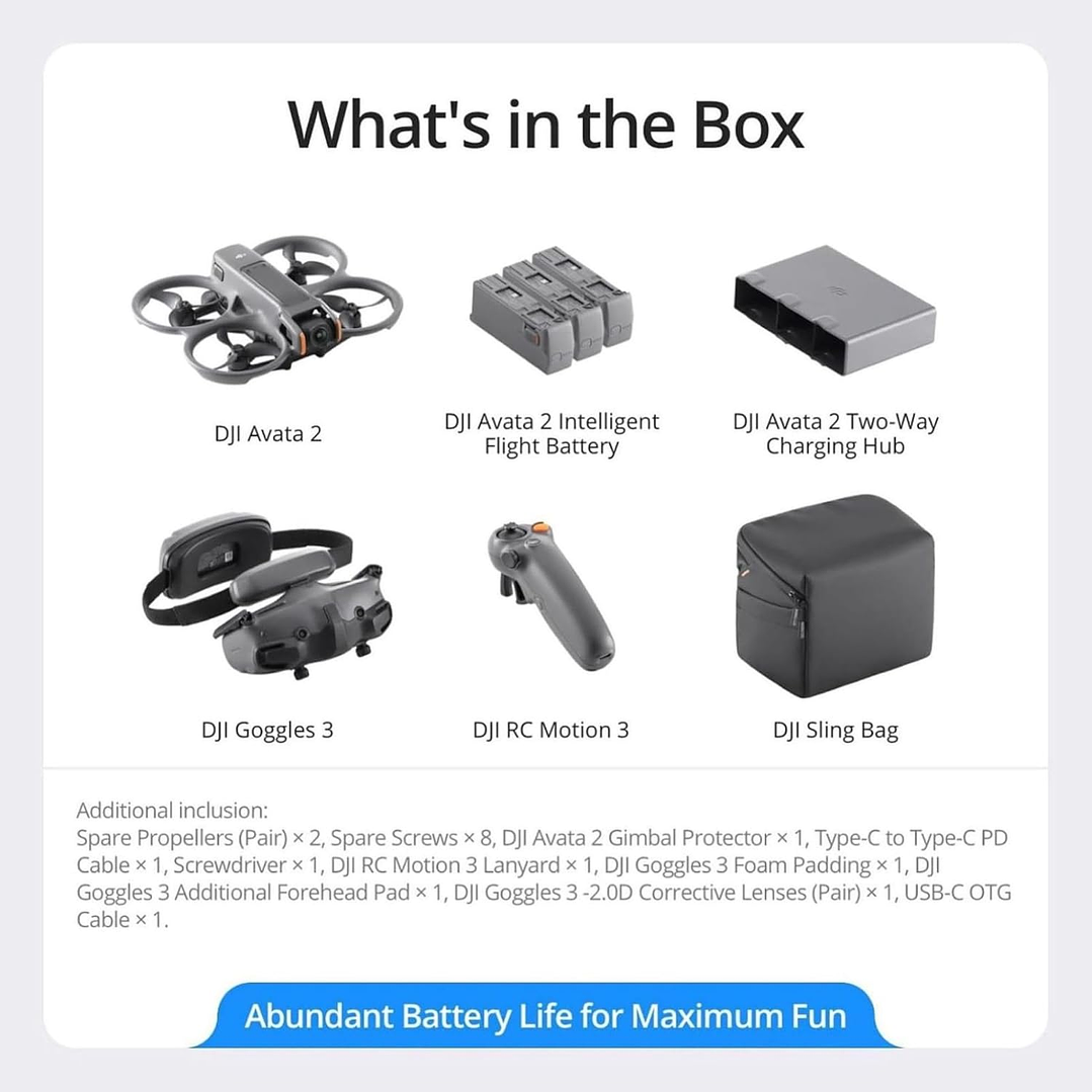 DJI Avata 2 Fly More Combo (3 Batteries) 7