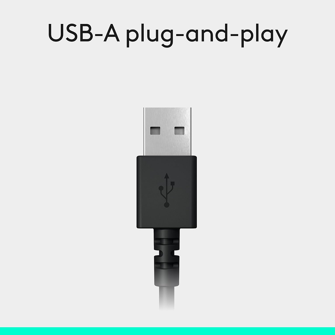 Logitech H390 USB Headset 9