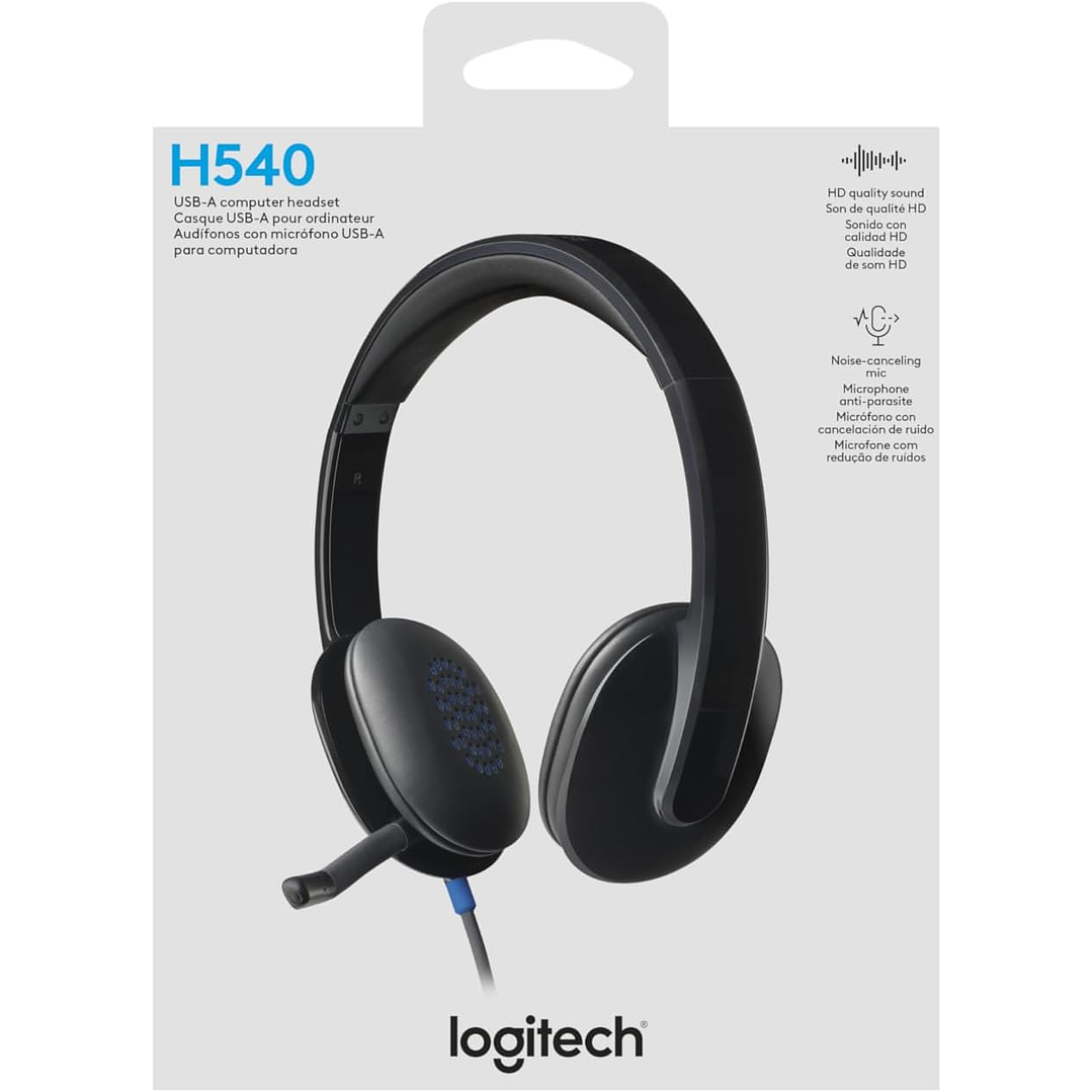 Logitech H540 USB Headset 7