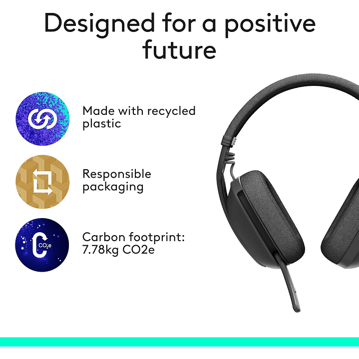 Logitech Zone Vibe Wireless Headset  2