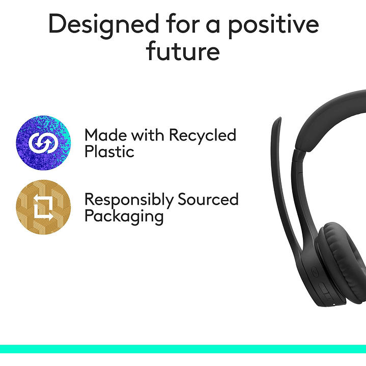 Logitech Zone 305 Teams Wireless Headset  3