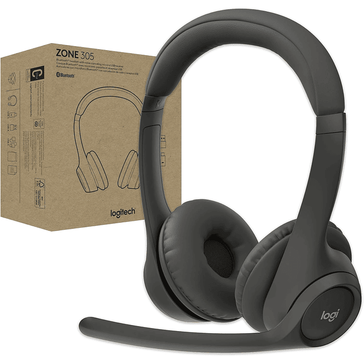 Logitech Zone 305 Teams Wireless Headset  9