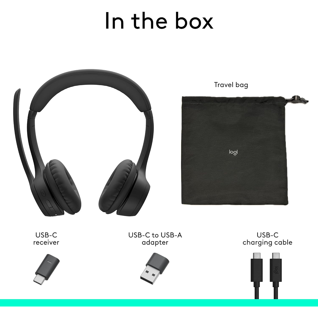 Logitech Zone 305 Teams Wireless Headset  10