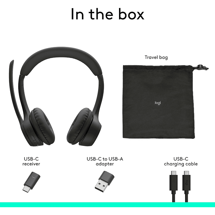 Logitech Zone 305UC Teams Wireless Headset  10