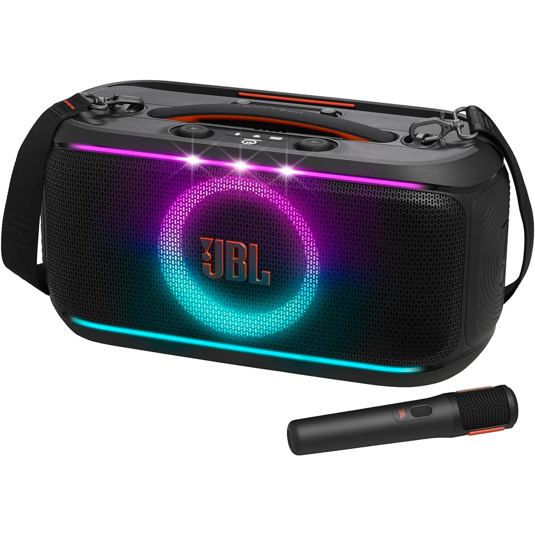 JBL PartyBox On The Go 2 com Microfone 1
