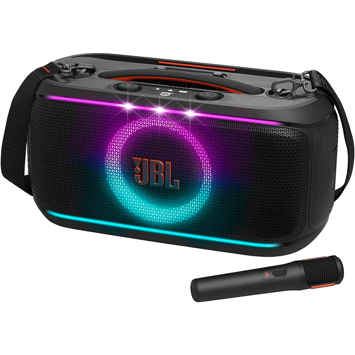 JBL PartyBox On The Go 2 com Microfone 1