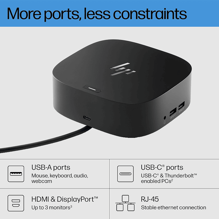 HP G5 USB-C Docking Station 4