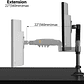 North Bayou - Single Arm Mount For 22″-35″ Monitors (H100) - Thumbnail 3