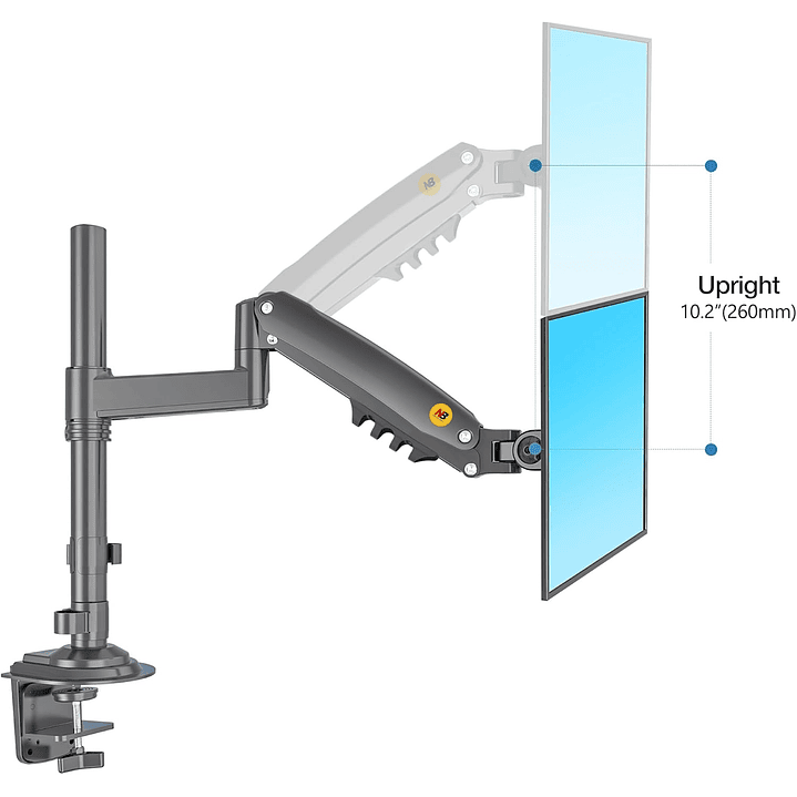 North Bayou - Single Arm Mount For 22″-35″ Monitors (H100) 8