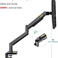 North Bayou - Single Arm Mount For 22″- 40″ Monitors (G40) - Thumbnail 5