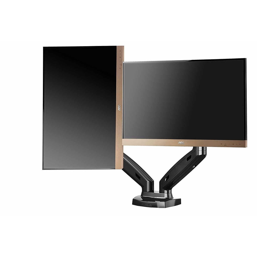 North Bayou - Dual Arm Mount For 17″- 27″ Monitors (F160) 7