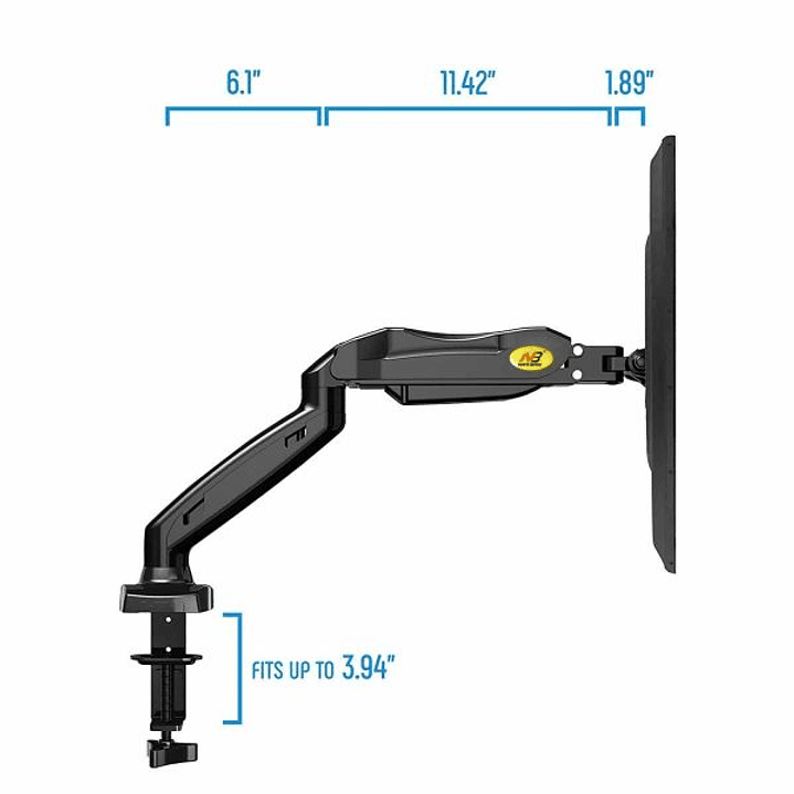 North Bayou - Dual Arm Mount For 17″- 27″ Monitors (F160) 3