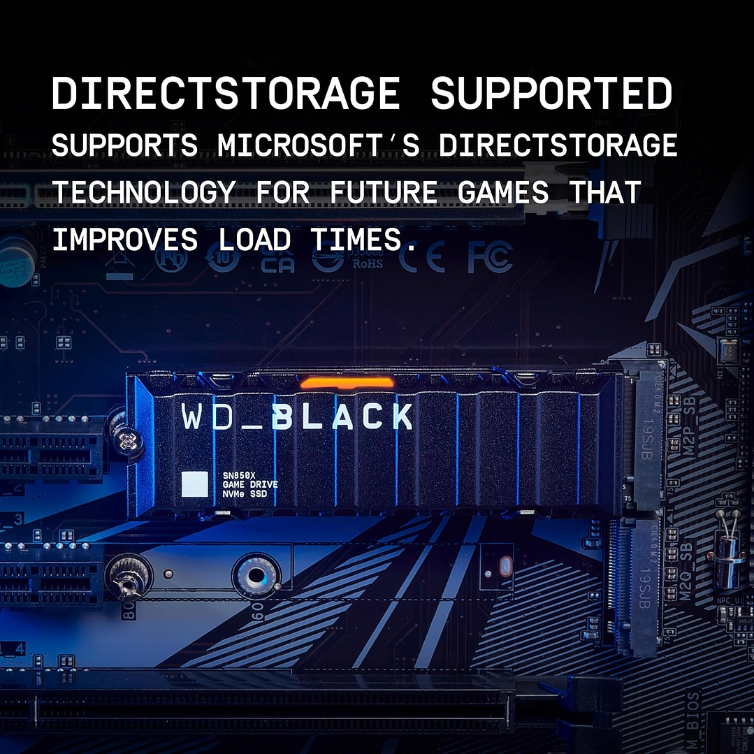 WD_BLACK SN850X 1TB NVMe SSD Heatsink (PC/PS5) 7