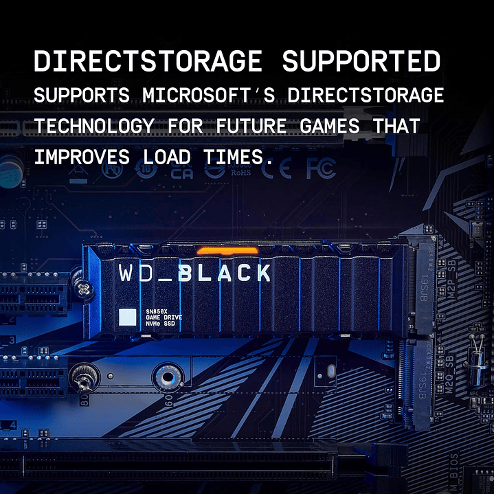 WD_BLACK SN850X 2TB NVMe SSD Heatsink (PC/PS5) 7