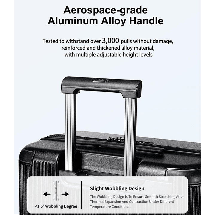  Arctic Hunter 3-Piece Luggage Set - 20