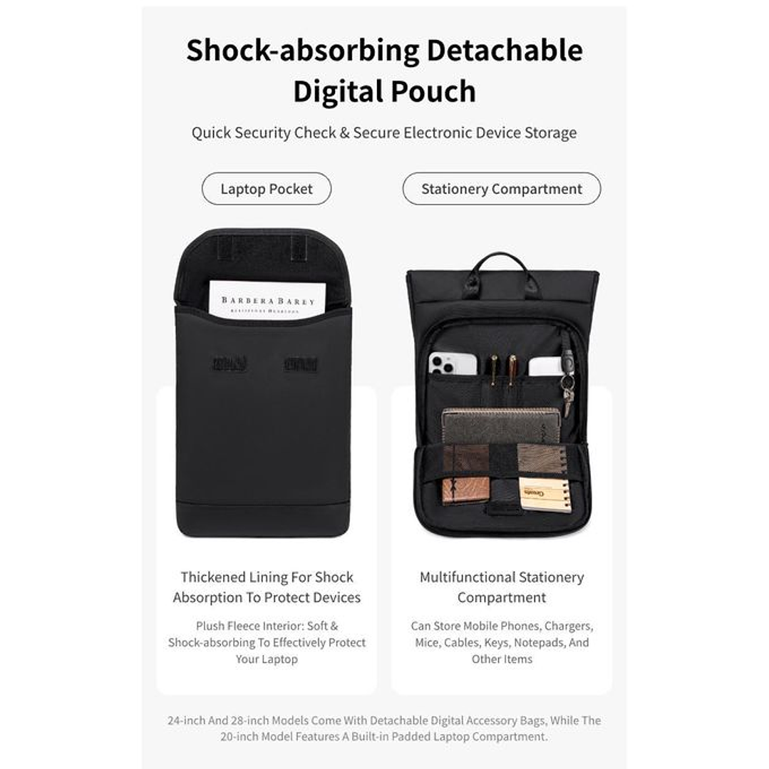  Arctic Hunter 3-Piece Luggage Set - 20