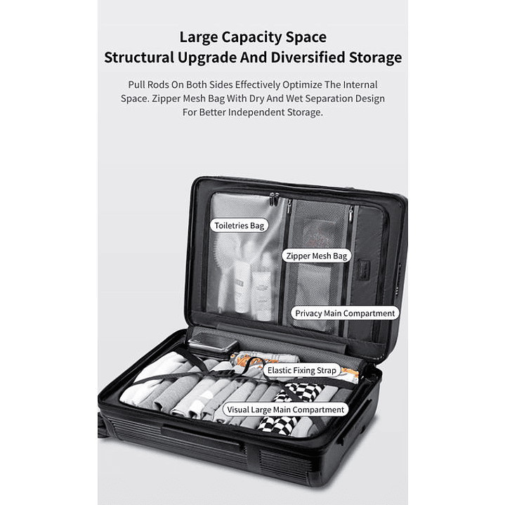  Arctic Hunter 3-Piece Luggage Set - 20