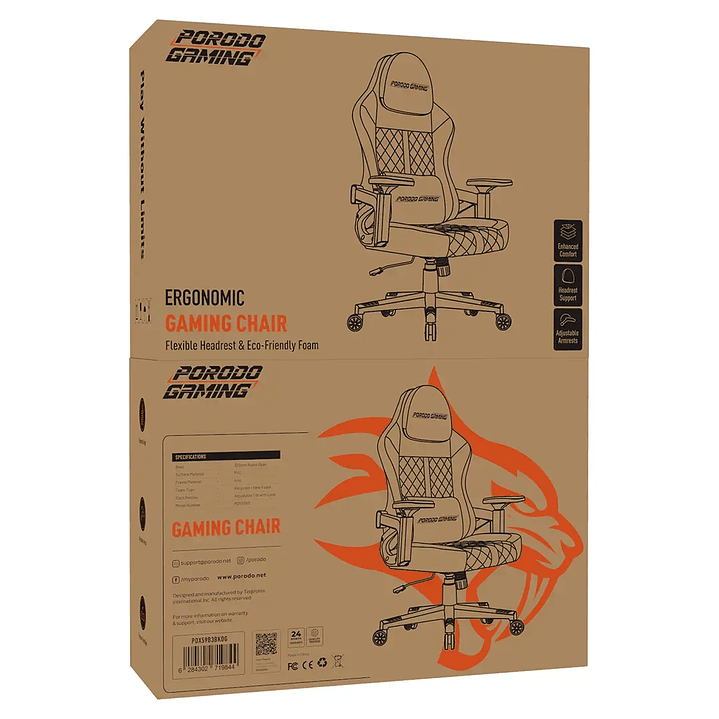 Cadeira Gamer Porodo PDX59B3  4