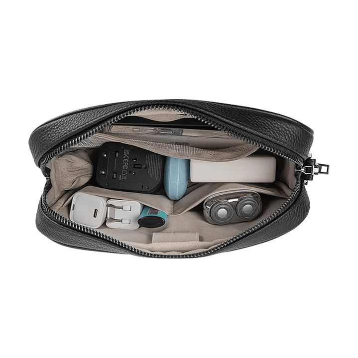 WiWU Master Genuine Leather Fingerprint Lock Pouch 3