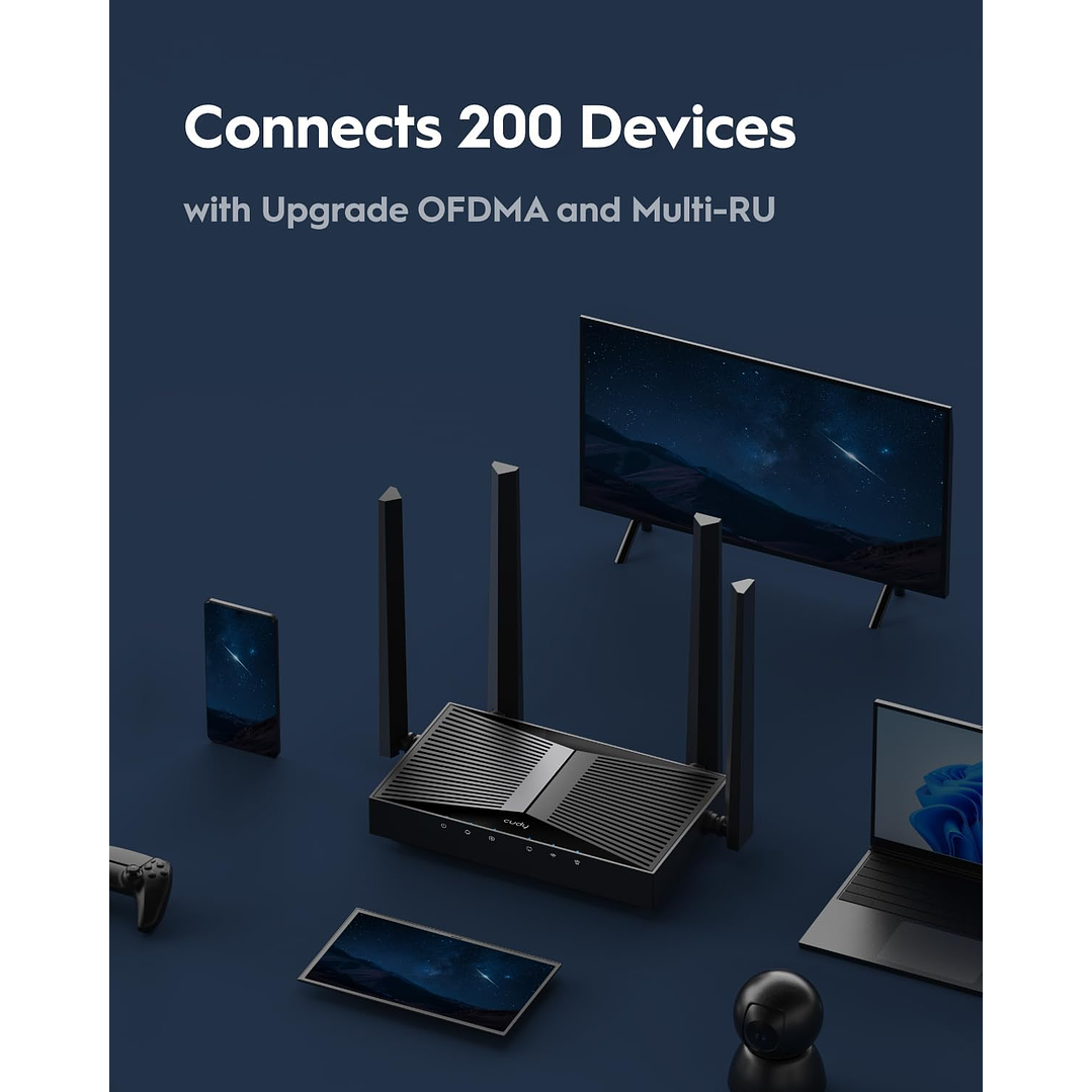 Cudy Dual Band BE3600 Wi-Fi 7 Router (WR3600) 4