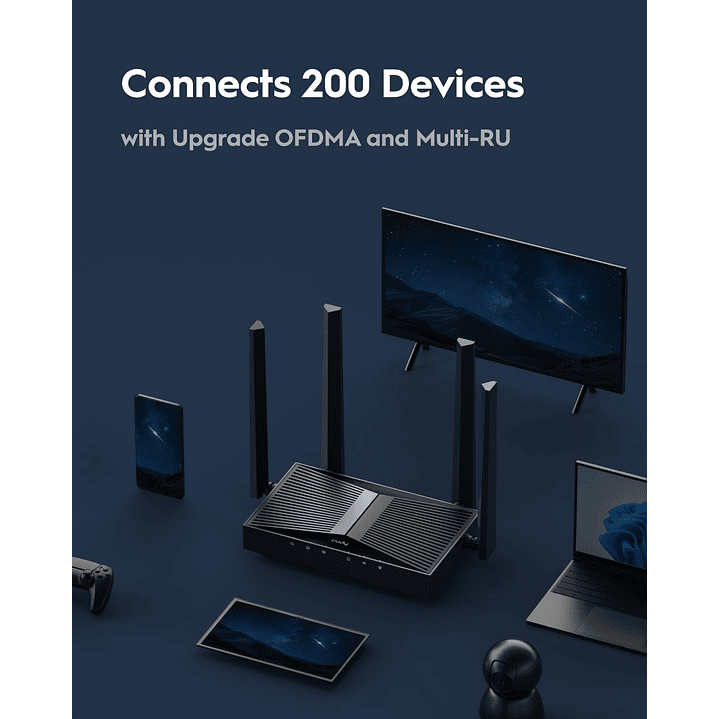 Cudy Dual Band BE3600 Wi-Fi 7 Router (WR3600) 4