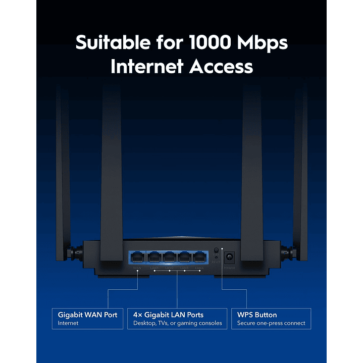 Cudy Dual Band BE3600 Wi-Fi 7 Router (WR3600) 2