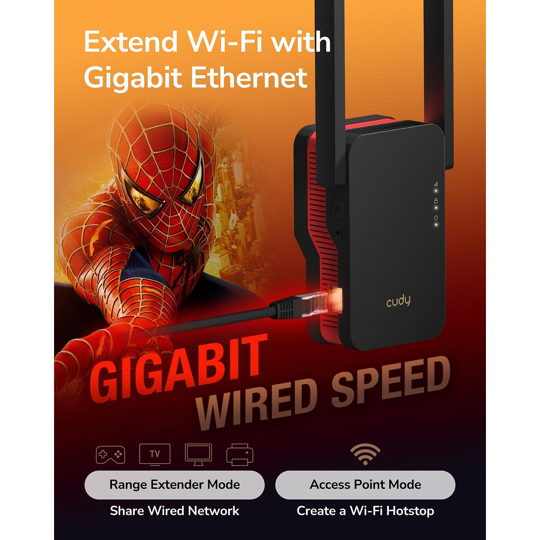 Cudy AX3000 Mesh Wi-Fi 6 Range Extender (RE3000) 10