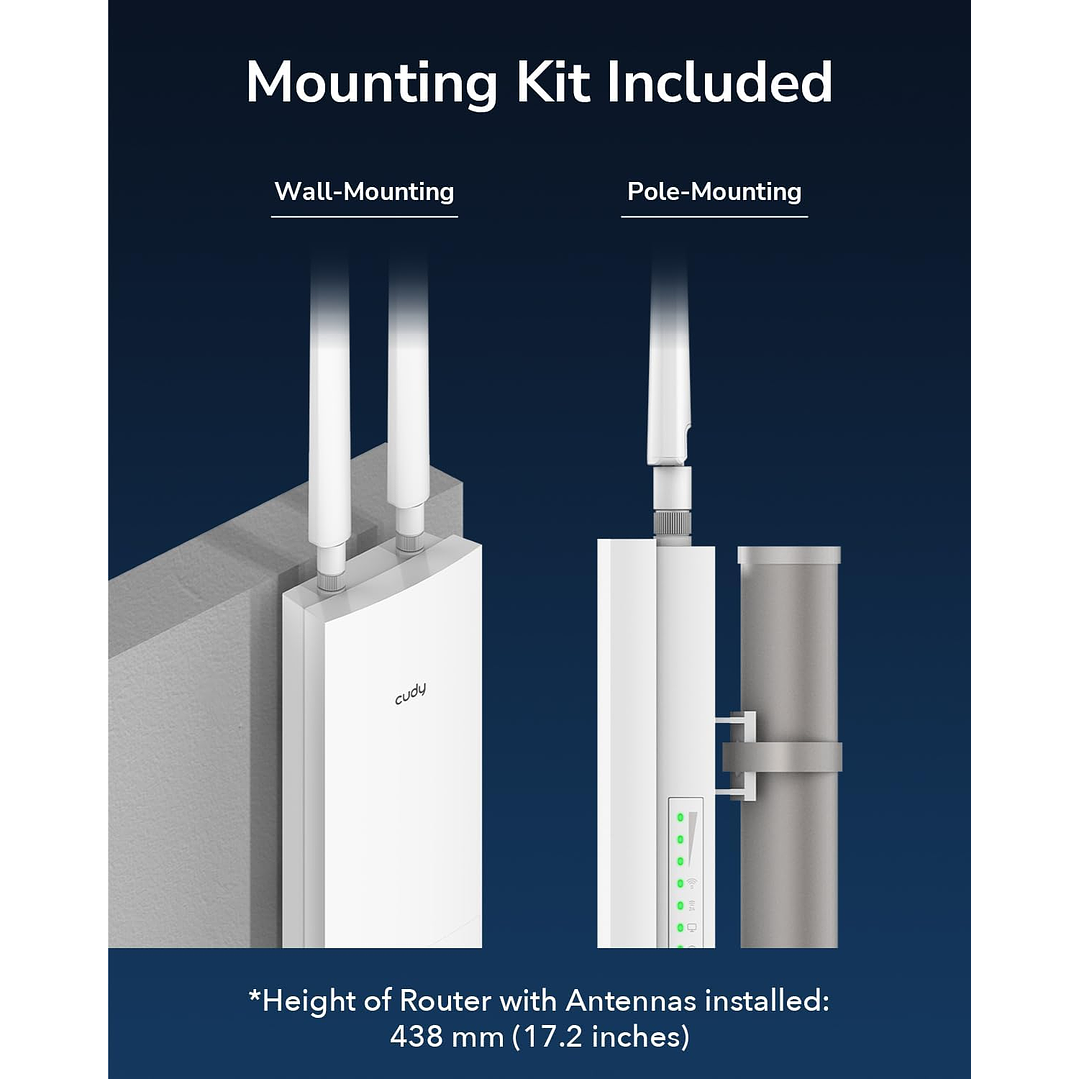Cudy Outdoor AP1200 AC1200 Wi-Fi 5  6
