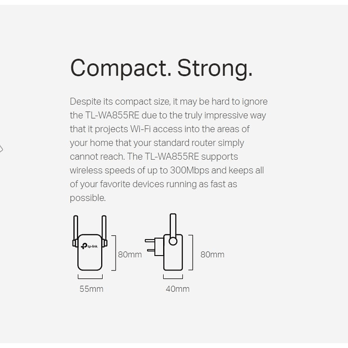 Repetidor de Sinal TP-Link N300 TL-WA855RE 3