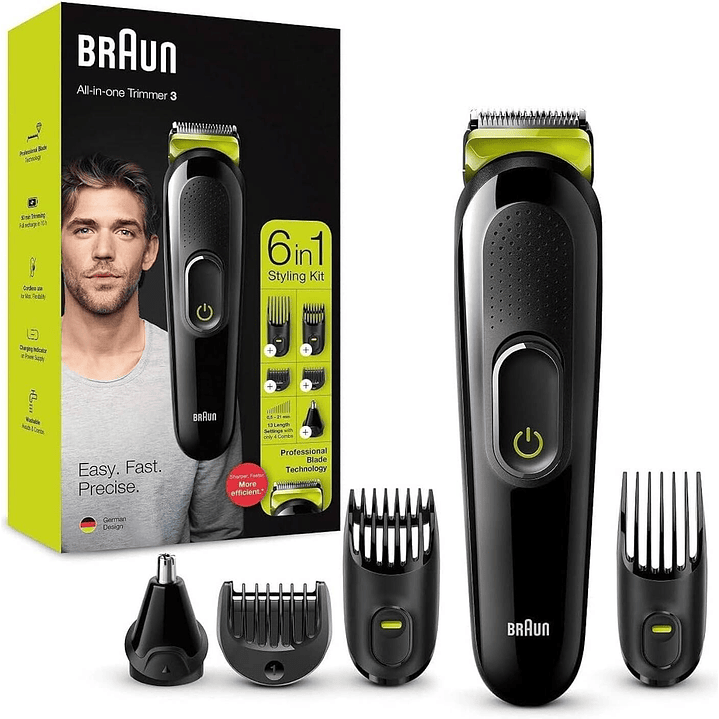 Braun All-in-One Series 3 6 em 1 Aparador Facial e Corporal  1