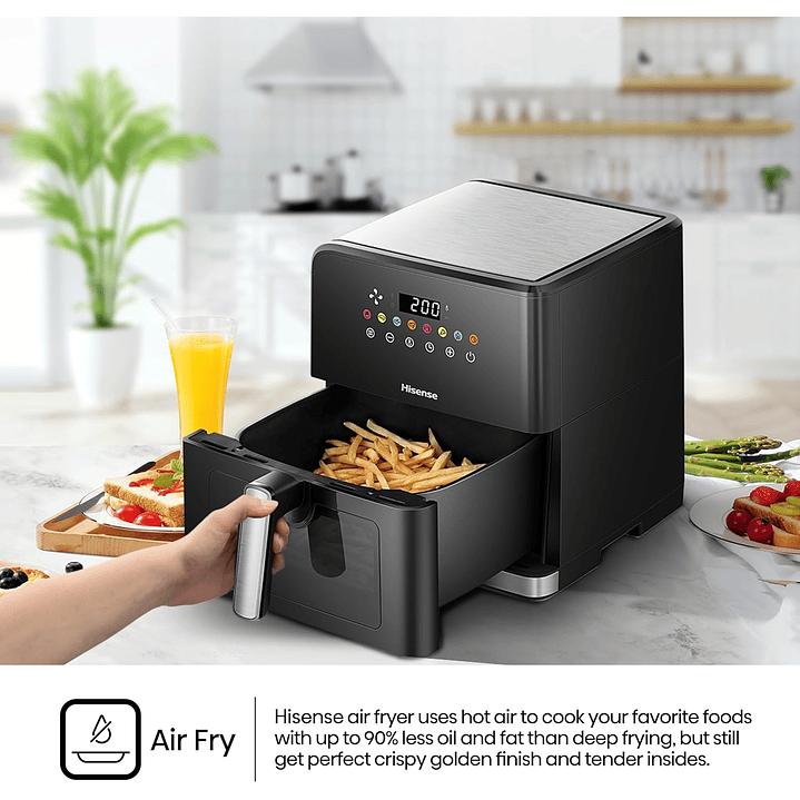 Hisense H09AFBKS4S | 8L Air Fryer 7