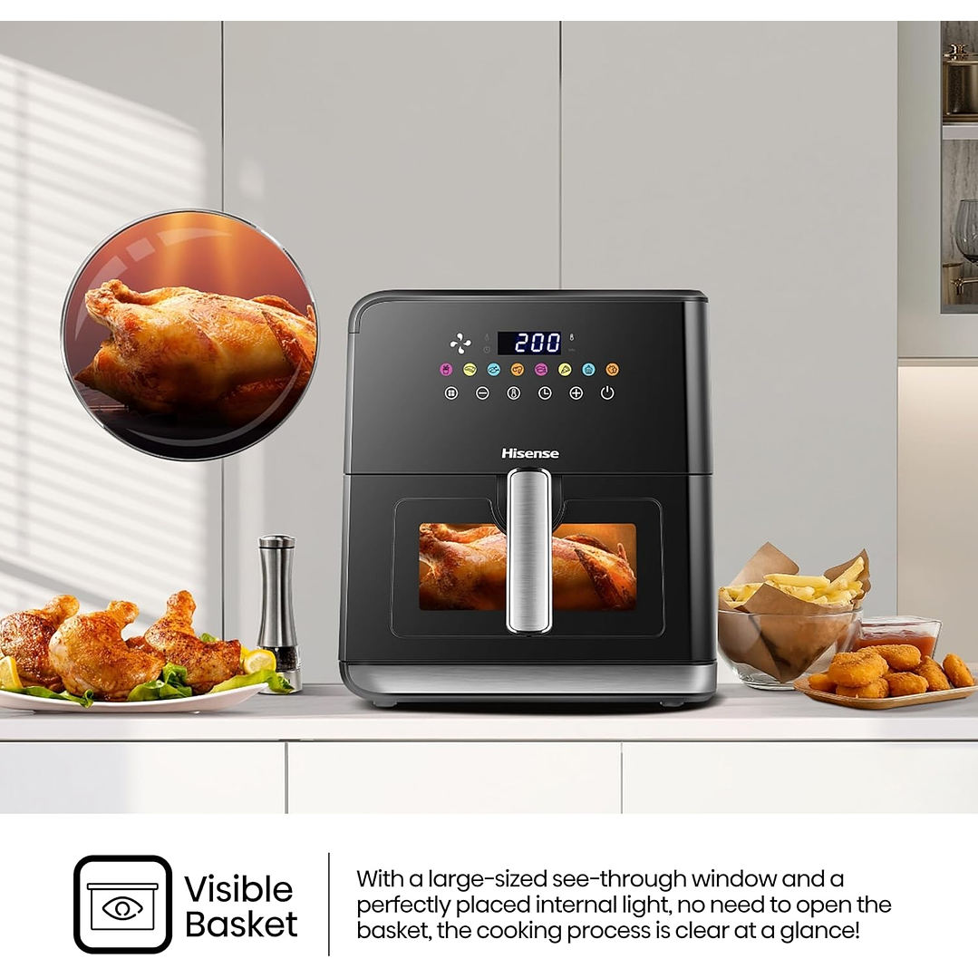 Hisense H09AFBKS4S | 8L Air Fryer 9