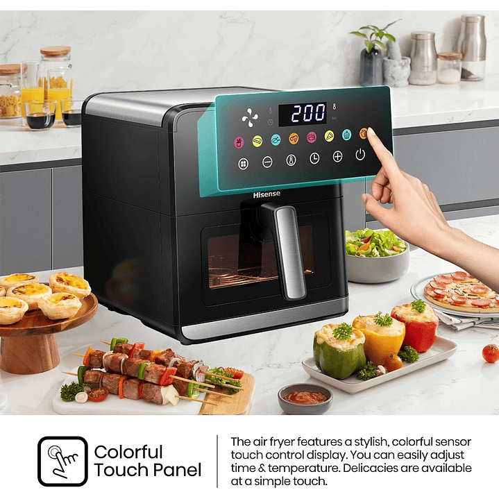 Hisense H09AFBKS4S | 8L Air Fryer 12