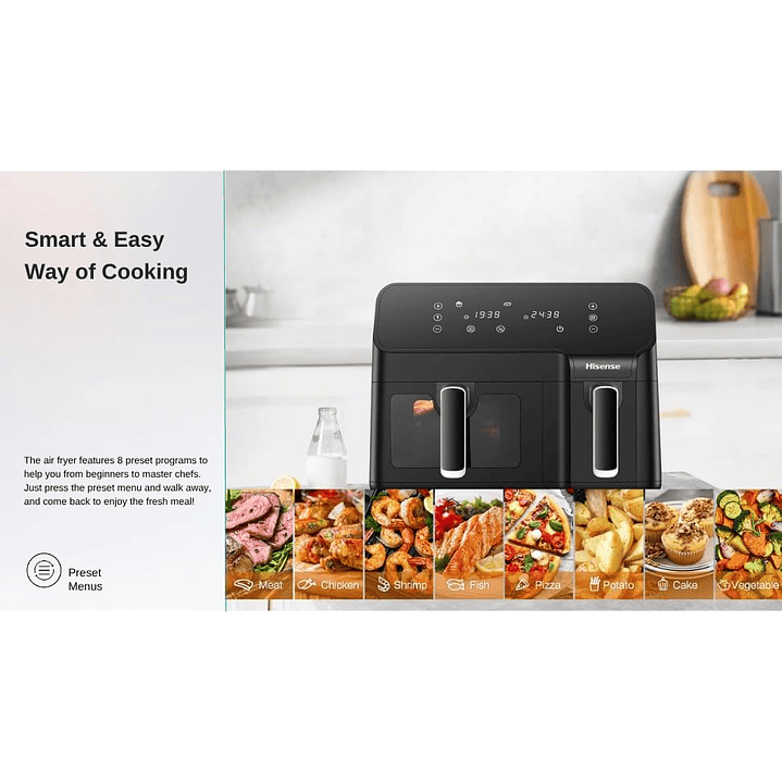 Hisense H09AFBK2S5  | 9L Air Fryer 5