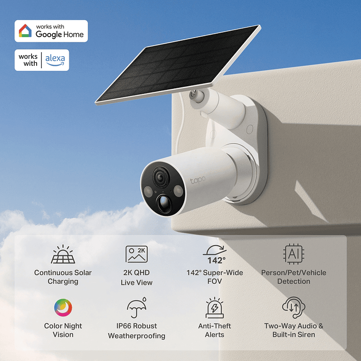 Tp-Link Câmera de Segurança (Tapo C425 KIT SOLAR) 4