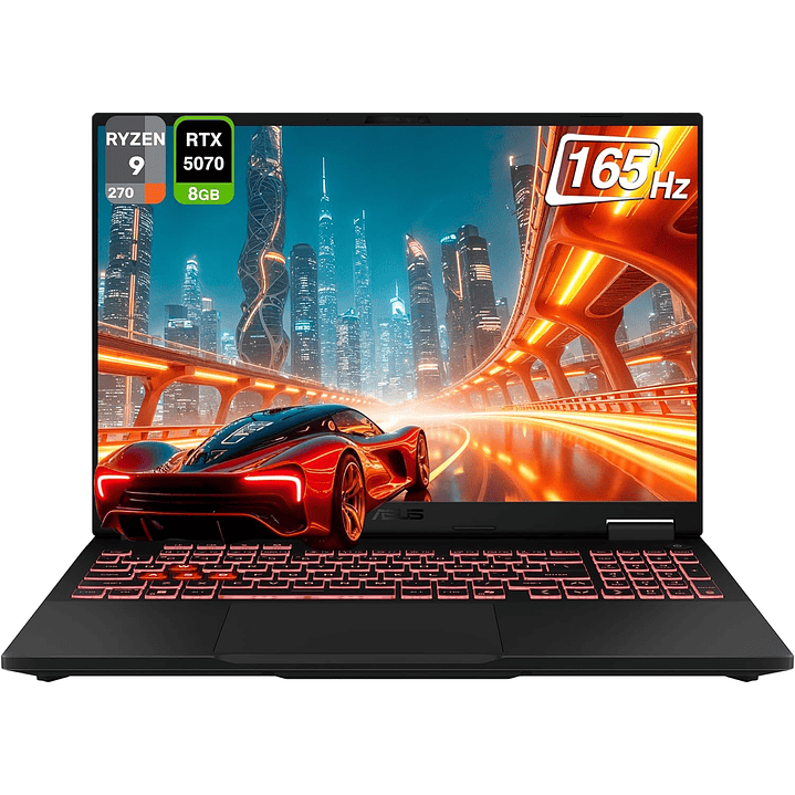 ASUS TUF Gaming A16 FA608UP Ryzen 9 32GB RAM 1TB SSD NVIDIA GeForce RTX 5070 16” WUXGA 165Hz Windows 11 Copilot+ PC 1