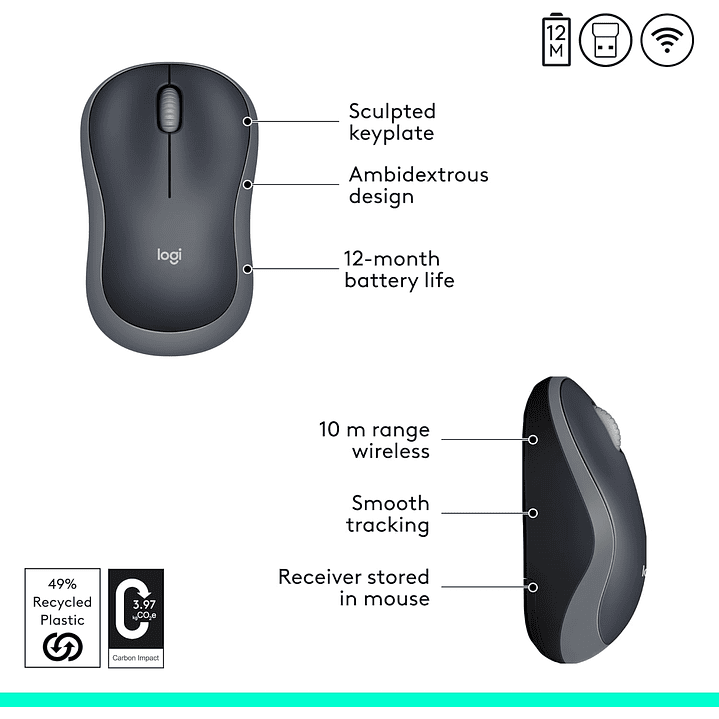Logitech M185 6