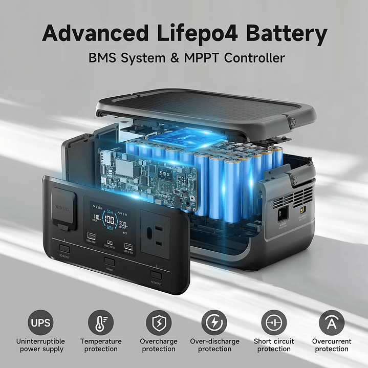 Estação de Energia Portátil ALLPOWERS P300 - 300W 10