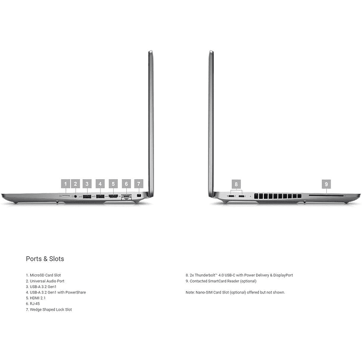 DELL LATITUDE 5550 VPRO INTEL CORE ULTRA 5 135U VPRO 16GB RAM 512GB SSD WINDOWS 11 PRO 15.6 INCH  5