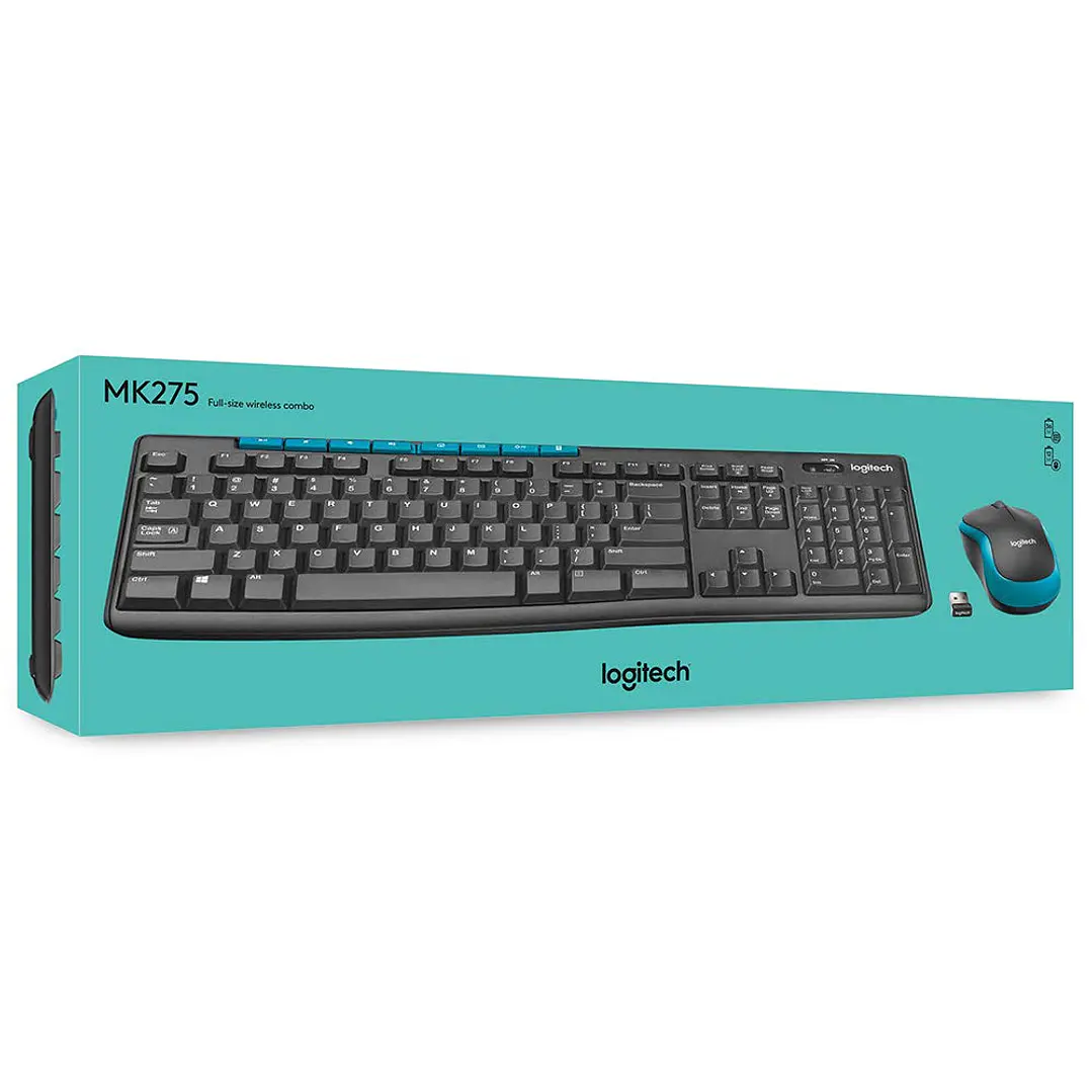 Logitech Wireless Teclado e Mouse MK275 6