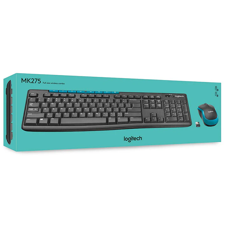 Logitech Wireless Teclado e Mouse MK275 6